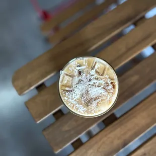 Coconut tres leches latte