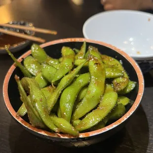 Garlic Spicy Edamame