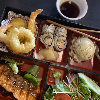 Salmon Teriyaki Katana Bento