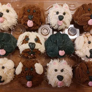 Puppy cupcakes