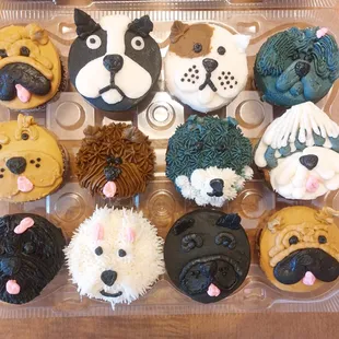 Puppy cupcakes