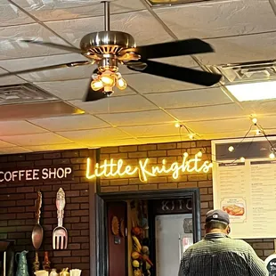 The counter area (place order at counter)