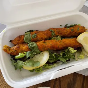 Chicken seekh kebab