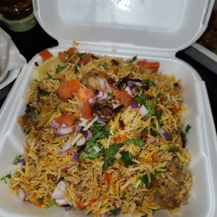 Chicken biriyani