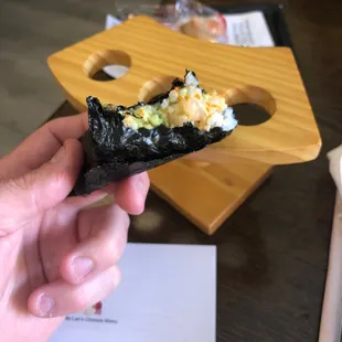 Creamy scallop roll