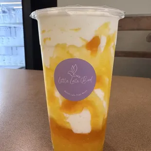 Mango coconut smoothie