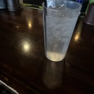 Enjoying water while lunch is being made.....