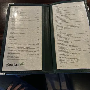 Menu.....