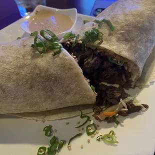 Delicious burrito