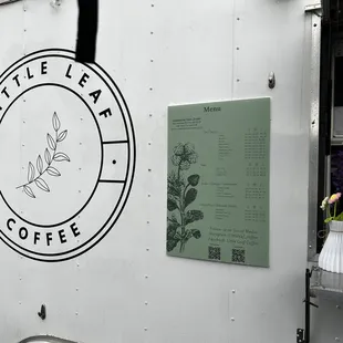 the logo on the side of the truck