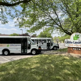 Our new sign and buses!
