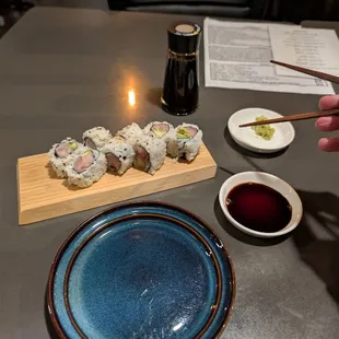 Yellow tail sushi