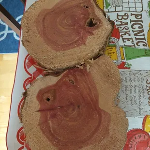 2 cedar slabs for free. Giving one to father in law.