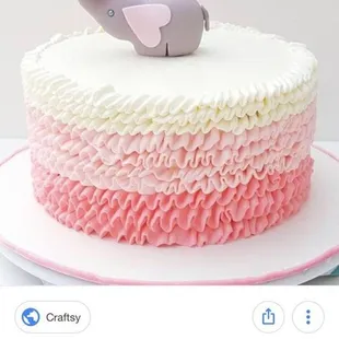 a baby shower cake