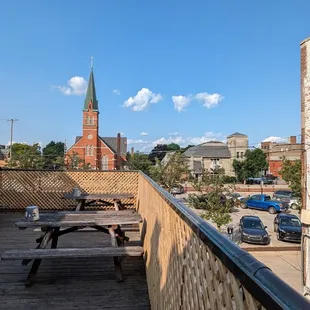 Nice little patio for gorgeous days like today
