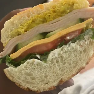 BYO turkey sandwich on Dutch crunch