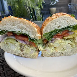 Curry Chicken Salad on Dutch Crunch