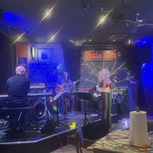 And this is the band playing