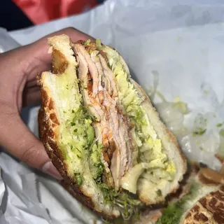 Peppered Turkey Sandwich