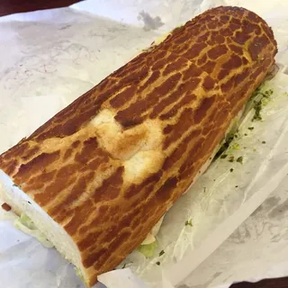 Turkey, Bacon and Pepper Cheese Sandwich