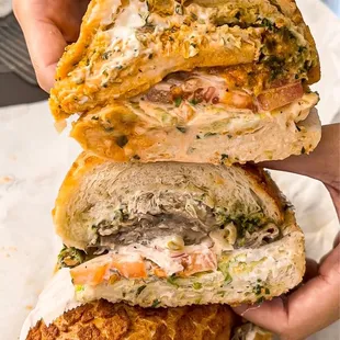 Lucca&apos;s Lucca&apos;s Spicy Buffalo Sandwich &amp; Fire Roasted Steak Caesar Sandwich