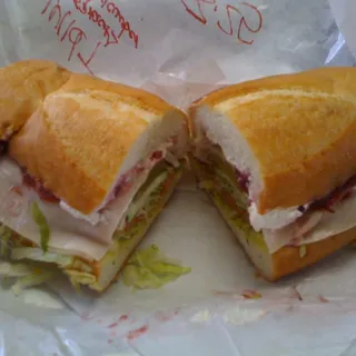 Fresh Roasted Turkey and Cranberry Sandwich