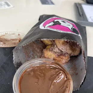 Chocolate and Hazelnut Donuts with Nutella!