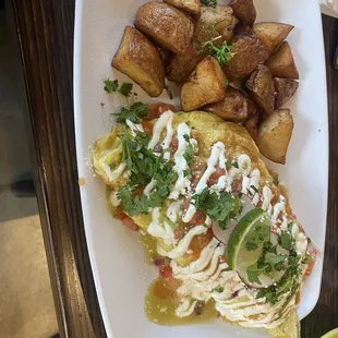 Mexican Street Corn Omelette