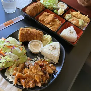 Chicken teriyaki bento box