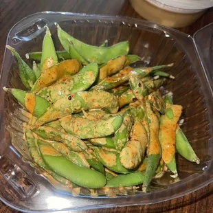 Spicy edamame