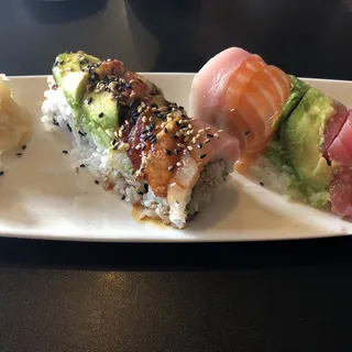Half and Half Sushi Roll