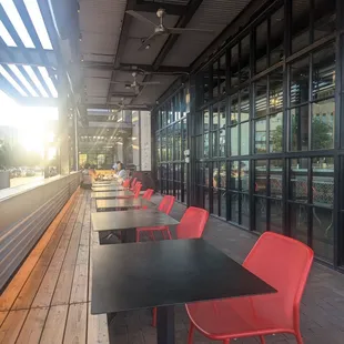 Patio seating