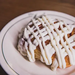 a pastry with icing on it