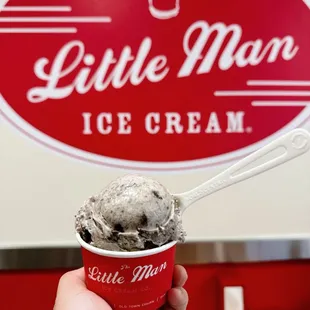 Kids scoop of Salted Oreo