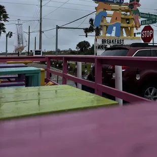 Look for this signage!  Parking in back as well!