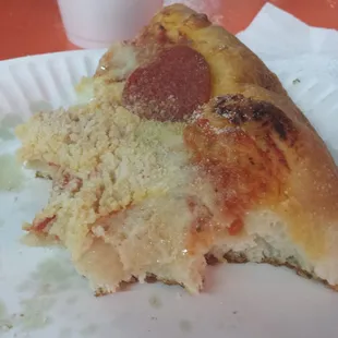 Pizza is soo good I had to take a picture after eating!