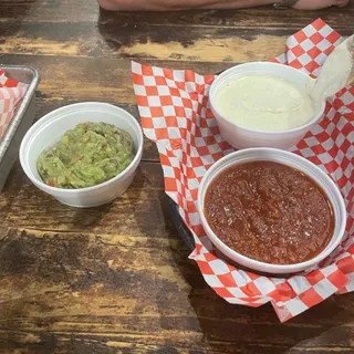 Guacamole  Salsa with Tortilla Chips