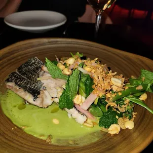 Steamed Black Bass