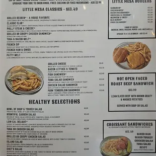 Menu part 1 as of 11/2/24