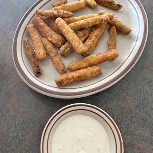 Fried zucchini