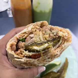 Chile Relleno Supreme Burrito