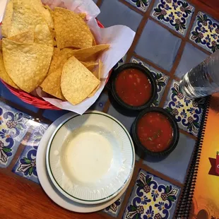 Best queso ever! The table got messy after this pic was taken.