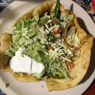 Steak Fajita Salad.
