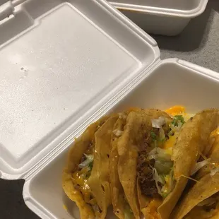 $10 for 4 tiny greasy tacos.