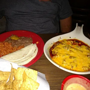 Queso chicken skillet