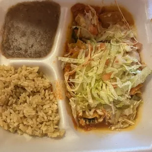 Puéblano enchiladas