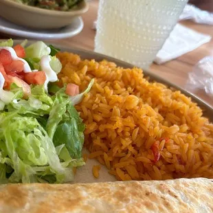 Spicy Jalapeno drink &amp; Grilled quesadilla