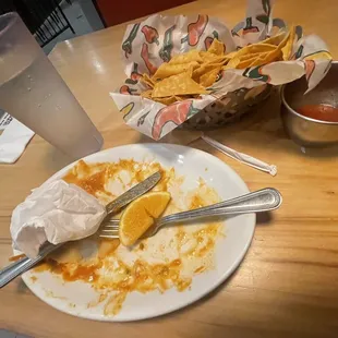 The enchiladas were terrible  jk