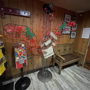 Entrance to either bar side or restaurant side.