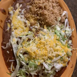 Chicken enchiladas